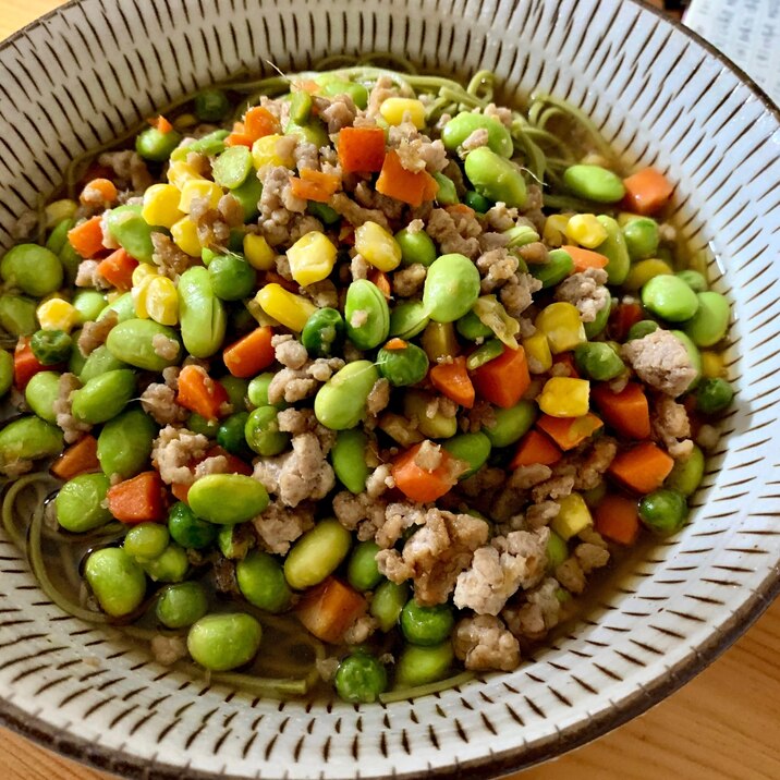 子供がモリモリ食べる！茶そばアレンジ★